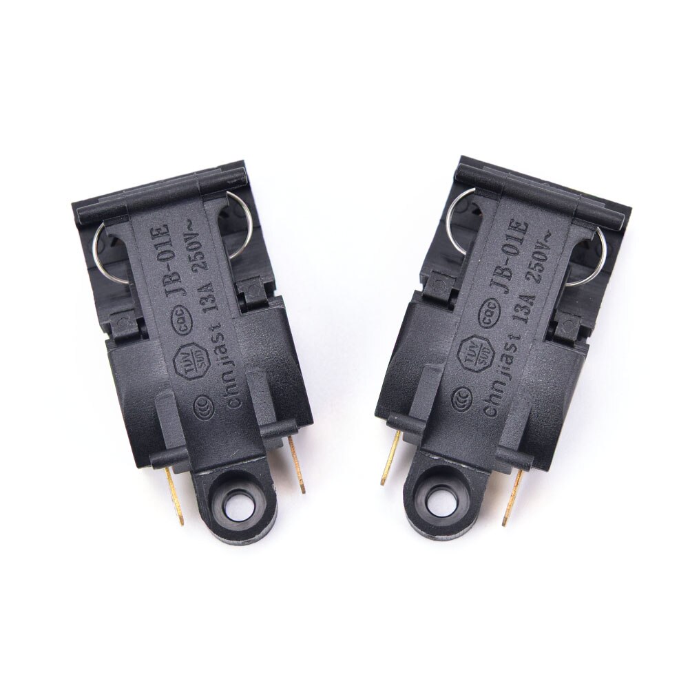 2pcs 13A Electric Kettle Thermostat Switch 2 Pin Terminal Kitchen Appliance Parts 46x21mm