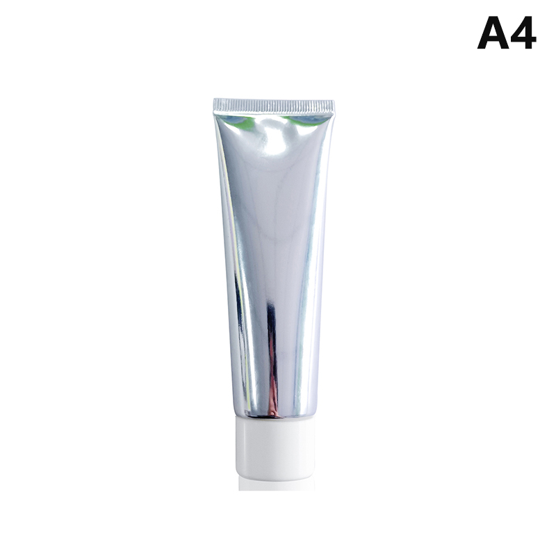 1Pcs Gold Silver Empty Refillable Plastic Soft Tubes Squeezable Bottle Cosmetic Container For Facial Cleaner Lotion Hand Cream: Dark Khaki