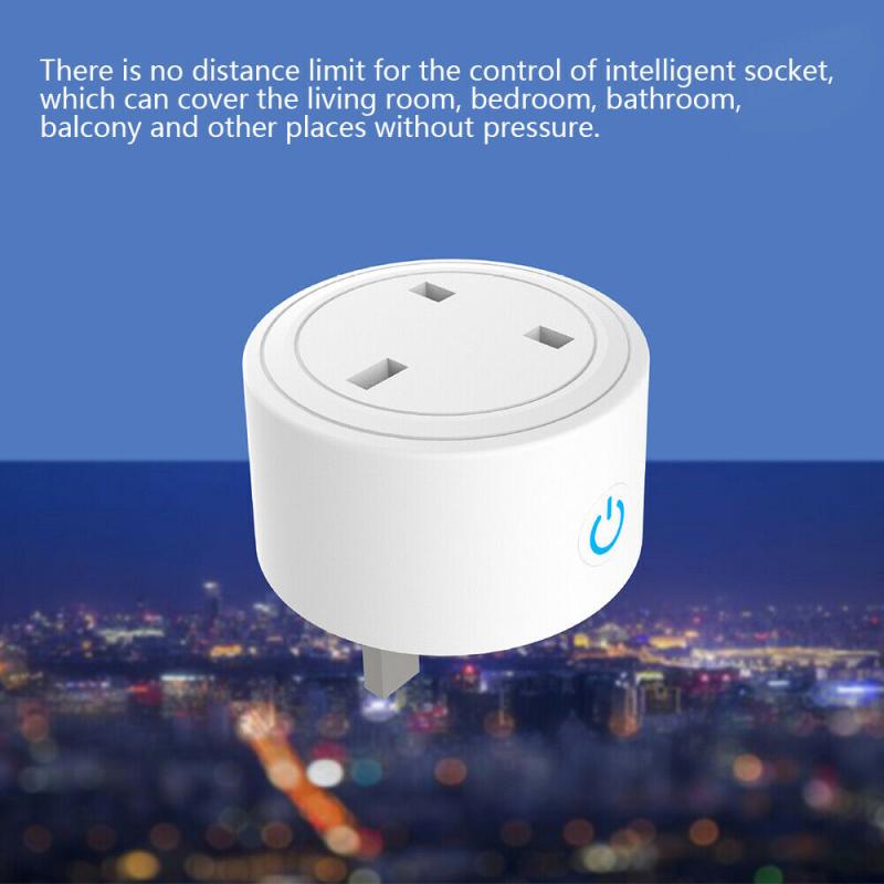 Tuya Smart 16A UK Smart Socket With Energy Monitoring WiFi Plug Compatible With Alexa Echo Google Nest APP Wireless Control