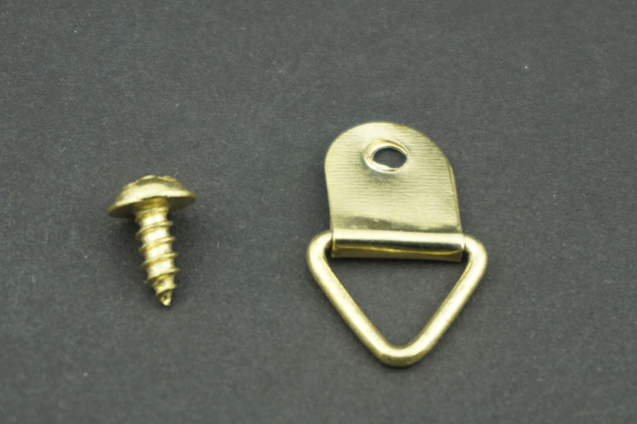 10 PCS/Lot D Ring Frame Hanger &amp; 10 Screws Paper Photo Frame Wall Picture Album DIY Hanging Rope Frame home decoration material