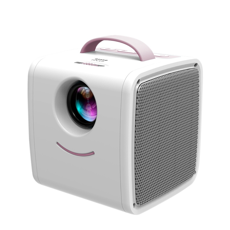 Full-Mini Draagbare Home Projector Ingebouwde Hifi Luidsprekers 1080P Kleur Led 3D Spelen Met Afstandsbediening: color2