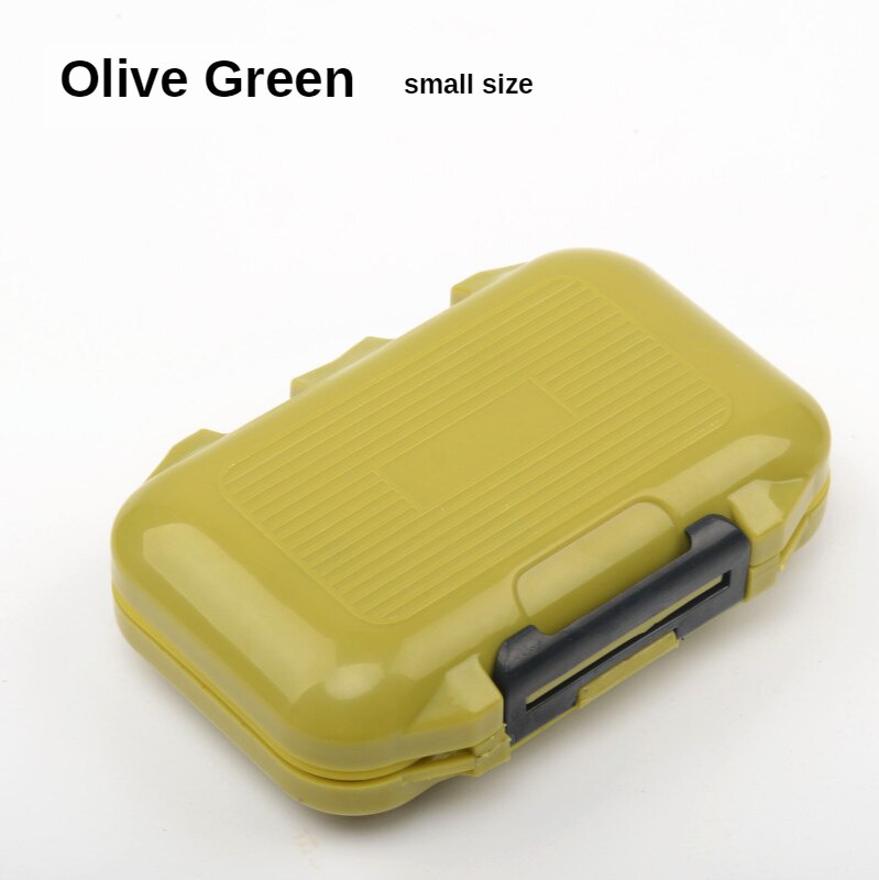 WolFAce 20CM Fishing Tackle Box 28 Grids Compartments 4Color Fish Lure Line Hook Fishing Tackle Fishing Accessories Box: Green Small