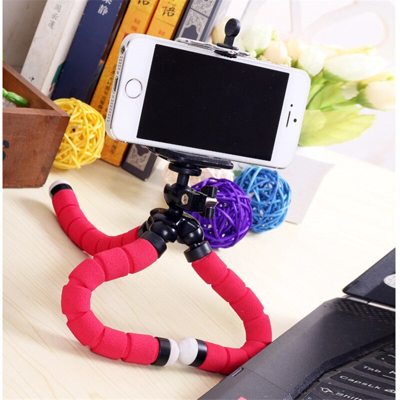 Mini Flexible Schwamm Octopus Stativ für iPhone Samsung Xiaomi Huawei Smartphone Stativ Halter für Gopro Kamera DSLR Montieren