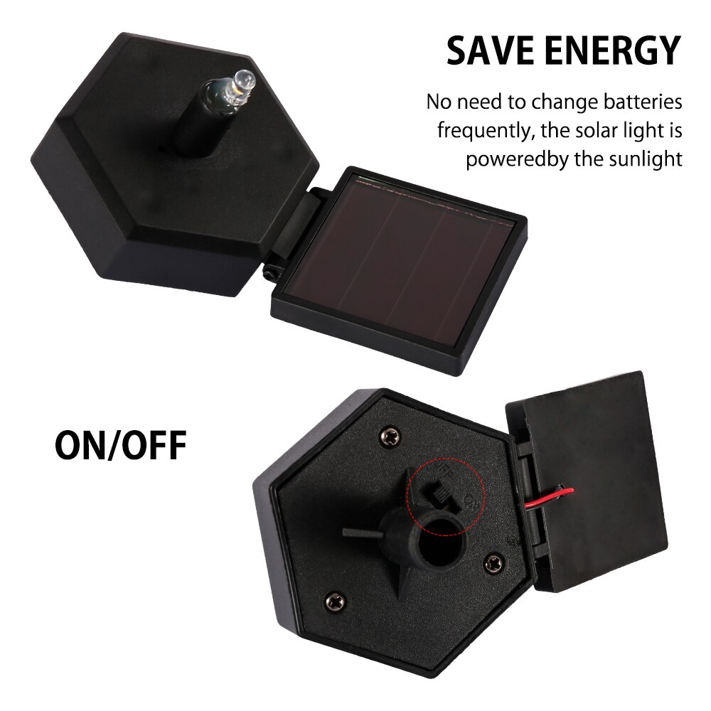 Owl Solar Powered Light with Solar LED Panel Waterproof Owl Shape Night Lights Outdoor Lawn solar lights for garden decoration