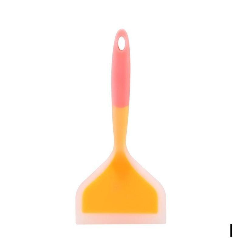 Non-stick Silicone Spatula Beef Meat Egg Kitchen Scraper Tools Cooking Pizza Wide Shovel Kitchen Ware Cooking Utensils R7F1: I