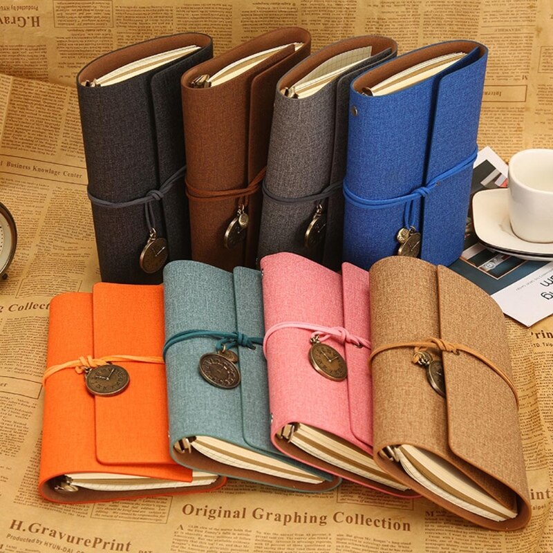A6 Loose-Leaf Tri-fold Travel Handbook Pu Leather ... – Grandado