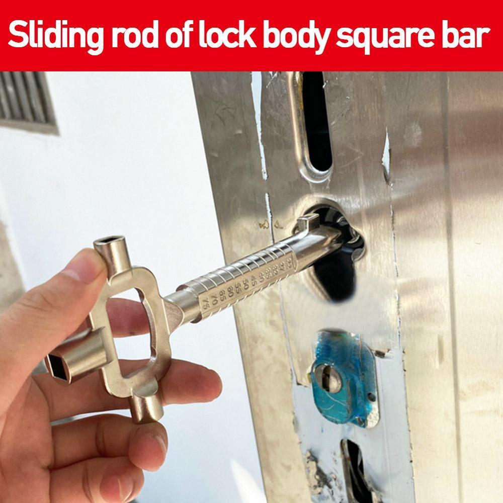 Sliver Locksmith Tool Multi Purpose Cylinder Gauge Spindle Turner Cam Turner D8W3