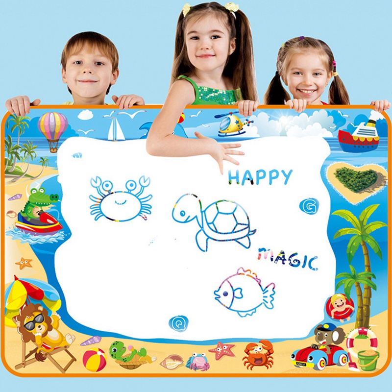 100 x 70cm wasser-leinwand kinder- #39 -schreib-graffiti-decke