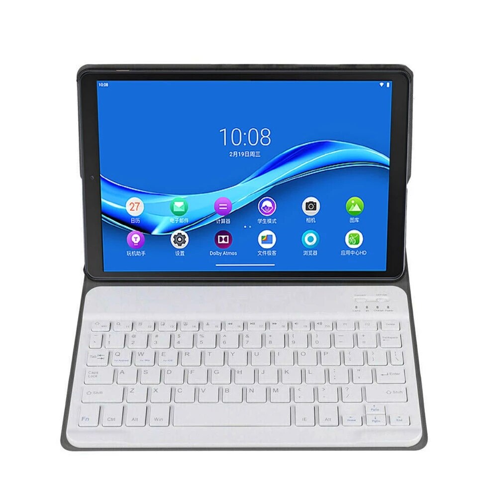 Kabellose bluetooth-tastaturhülle für lenovo tab  m10 hd x306f fhd plus tb -x606f x606x 10.3 "  p11 j606f pro  j706f e10 x104
