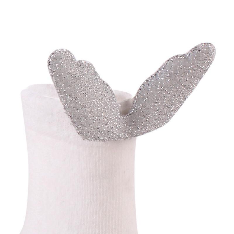 Meias infantis com asas de anjo para meninas, meias de malha listradas, criativas suprimentos