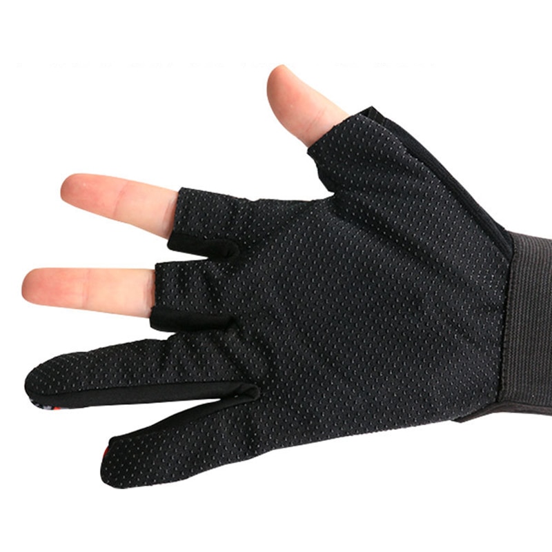 3 vingers Cut Outdoor Sport Wandelen Handschoenen Winter Warm Vissen Handschoenen Katoen Waterdicht Anti-slip Duurzaam Vissen Handschoen