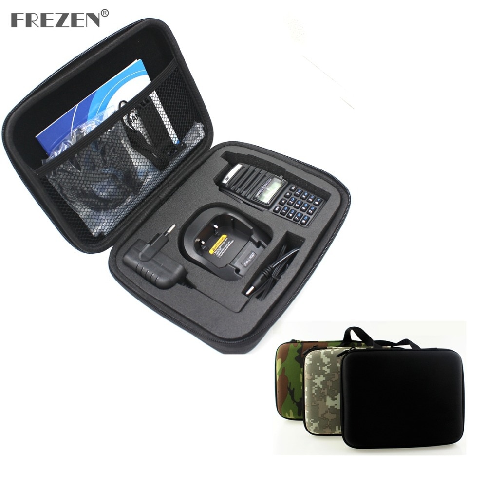 Handbag Storage Box/Bag Two Way Radio Hand Carring Case Bag For BAOFENG UV-82 UV-8D Motorola GP328 Walkie Talkie/Interphone