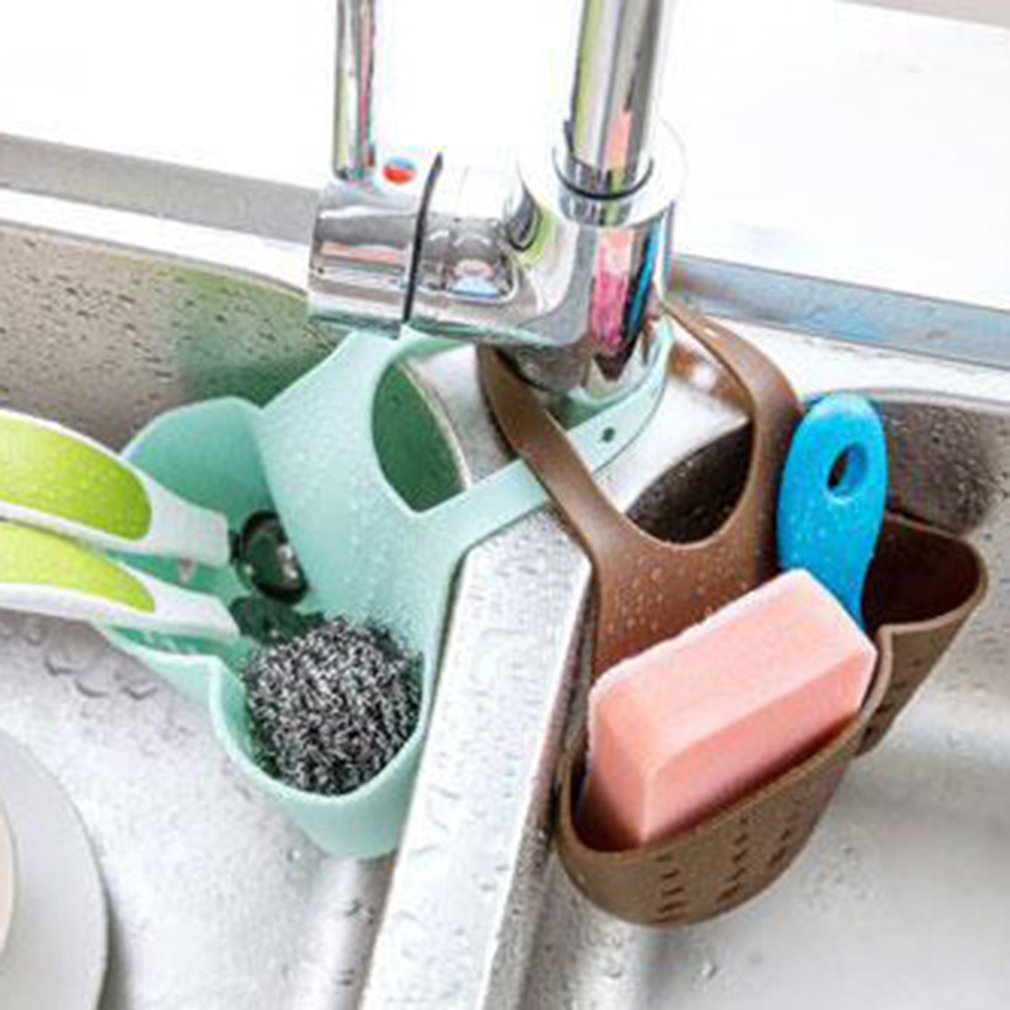 Sink Plank Zeep Spons Rack Keuken Afvoer Houder Gootsteen Houder Keuken Draagbare Opknoping Mand Huishouden Keuken Magazijnstellingen
