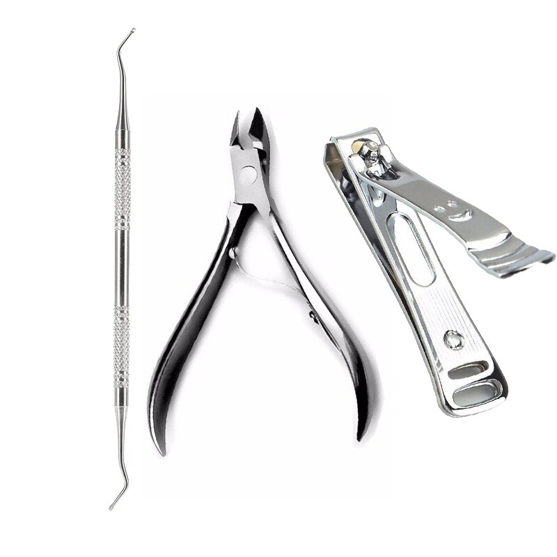 Nagelset manicure pedicureset nagelriemverwijderaar schaar nagel dode huid verwijderen gereedschap nagelriemduwer tondeuse ingegroeide nagelreiniger: Smtsett 004