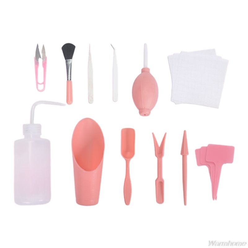 Mini Garden Tools Sets Succulent Plants Bonsai Miniature Planting Flower Gardening Tools Combination F22 21