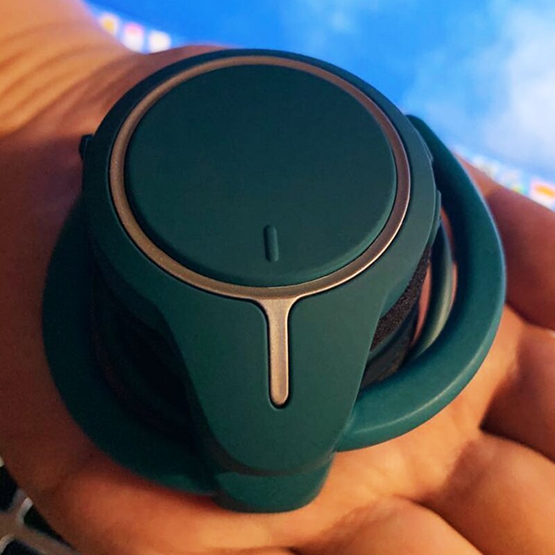 Openheart Sports Running Headphones Portable Wireless stereo Earphones with Mic Bluetooth 5.0 comfortable Headset 16 hours music: Green