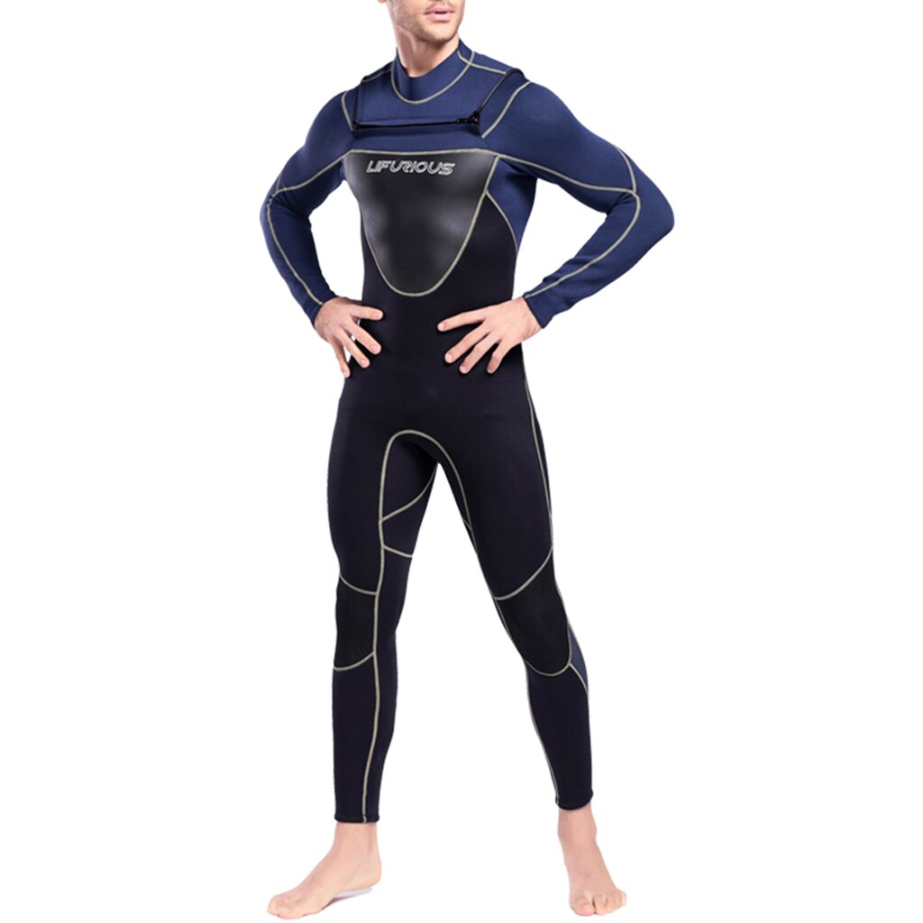 Volwassen 'S Wetsuit Mannen Volledige 3Mm Surfen Pak Snorkelen Zwemmen Jumpsuit Uv-bescherming Badpak Diverse Maten