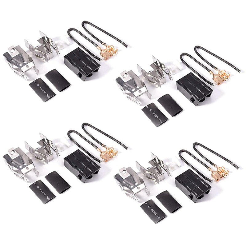 4 Pack 330031 Range Receptacle Burner Receptacle Kit for Whirlpool Kenmore Sears and Roper Refrigerator Oven: Default Title