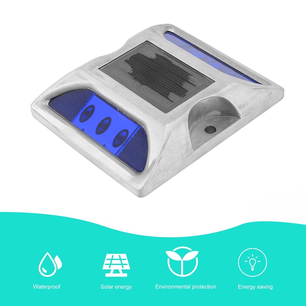 Aluminiumlegering zonne-spikelampen led-highlight spikelamp hoge weerstand waterdichte straatverlichting rood/geel/wit/groen/blauw