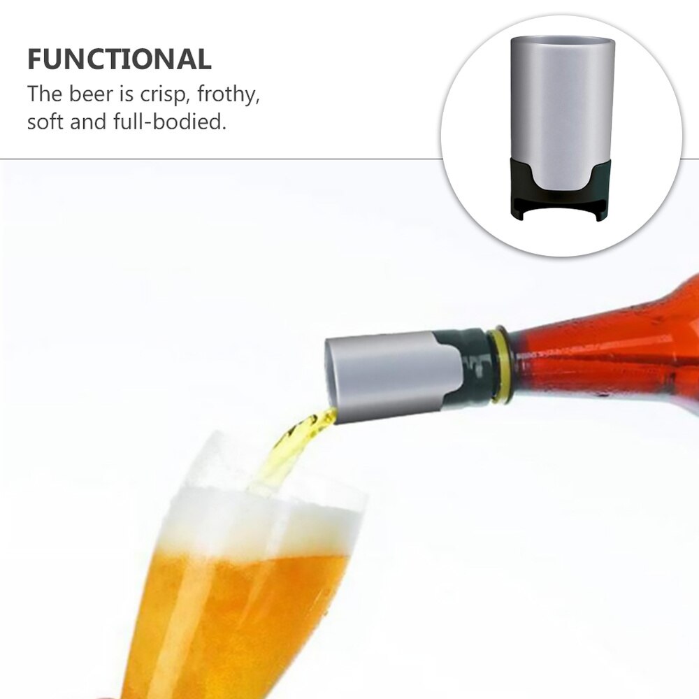 Bar Mini Beer Pourer Stainless Steel Beer Foamer Portable Beer Bubbler Make