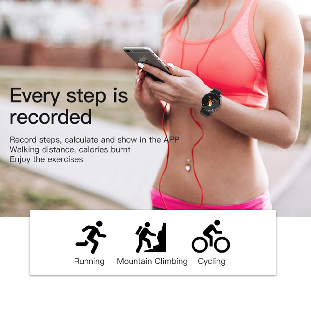 W8 waterdichte hartslagmeter, slaapmonitoring, fitness, sport, smartwatch, armband