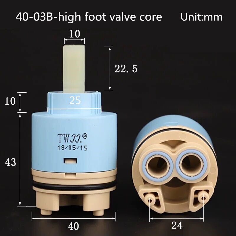 Tap Mixingspool Valve 25mm/35mm/40mm Ceramic Cartridge Faucet Cartridge Mixer Kitchen Bath Basin Shower Faucet Accessories: 14