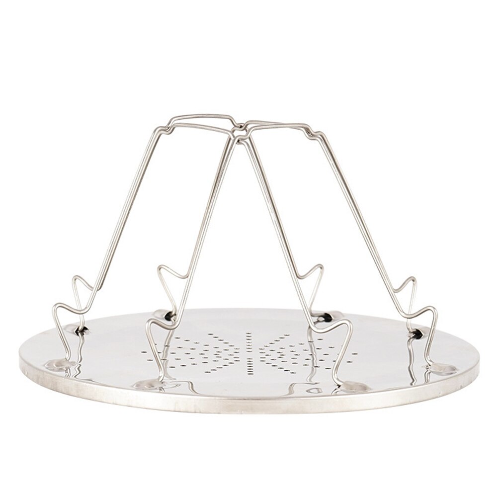 Folding Bread Rack Stainless Steel Toaster Shelf Outdoor Baking Sheet for Camping Portable Detachable Bakeware Kitchen Cookware