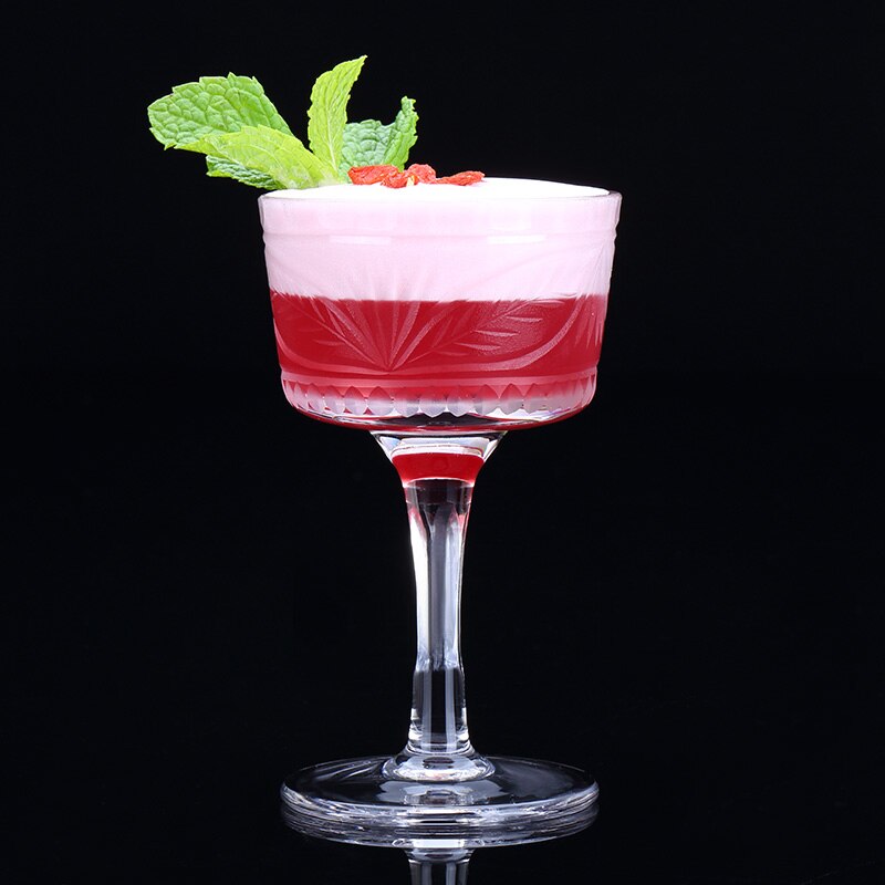 Europa krystallglass vinglass martini glass håndlaget krystall utskåret cocktail kopp dessert kopp beger vin kopp bar drinkware