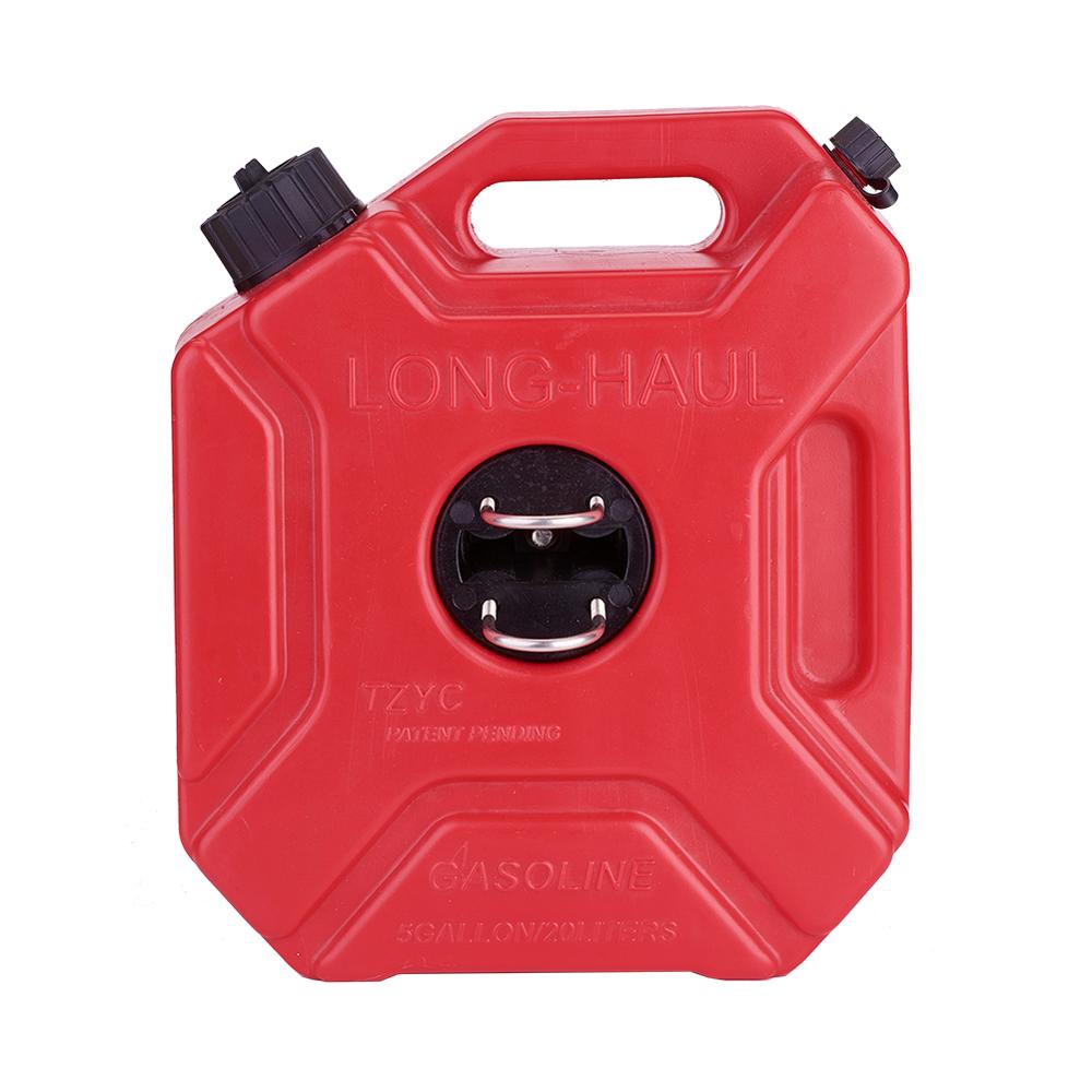 Red 5L Fuel Tanks With Lock Plastic Petrol Cans Barrels Can Motorcycle Jerry Can Gasoline Spare Petrol Oil Container