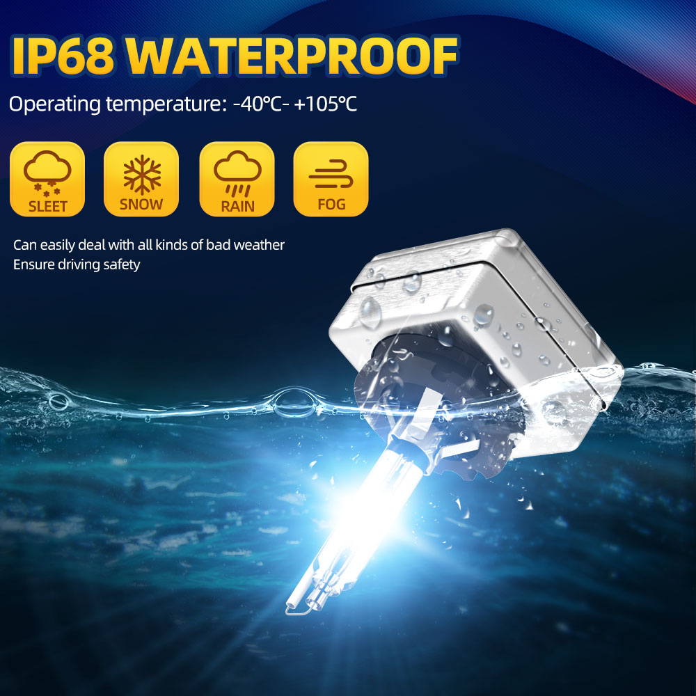 Roadsun-bombillas de Xenón HID para coche, faros delanteros, 2 piezas, D1S, D2S, D3S, D4S, 3000K, 4300K, 6000K, 8000K, 10000K, K, D1R, D2R, D3R, D4R, CBI