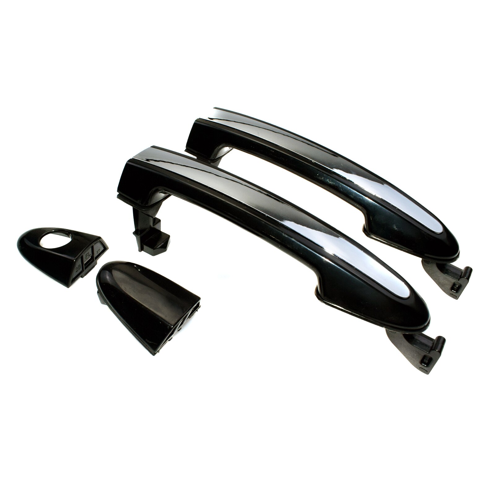 WOLFIGO Black Chrome Voor Achter Links Rechts Exterieur Deurklink Voor Hyundai Santa Fe 2007 826512B000 82661 83651 836612B000