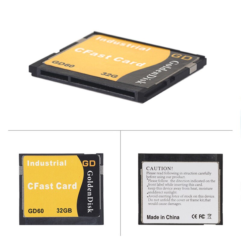 GoldenDisk CFast 4Gb SSD SLC Industrie NAND SLC-Stock SATA II zuverlässige stabile 7 + 17Stift eingebettet pc