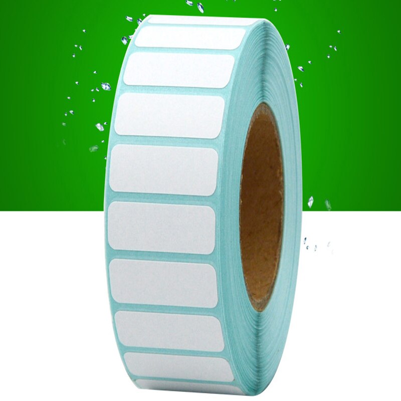 AIBIER Thermal Label barcode Sticker 1Roll 30mm X 10mm-2000 40mm Core Top Thermal Paper Adhesive Stickers Zebra Godex Compatible