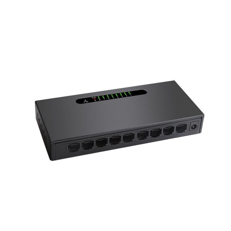 9 poorts POE switch 10/100Mbps Fast Ethernet Switch voor IP POE CCTV Camera