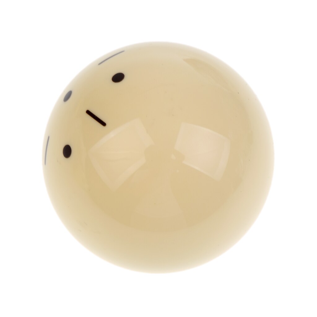 Boule de billard blanche balle Point noir pour pratiquer jeux de billard
