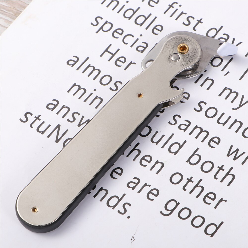 Manual Can Opener Stainless Steel Tin Opener Kitchen Can Piercer for Restaurant Home Camping