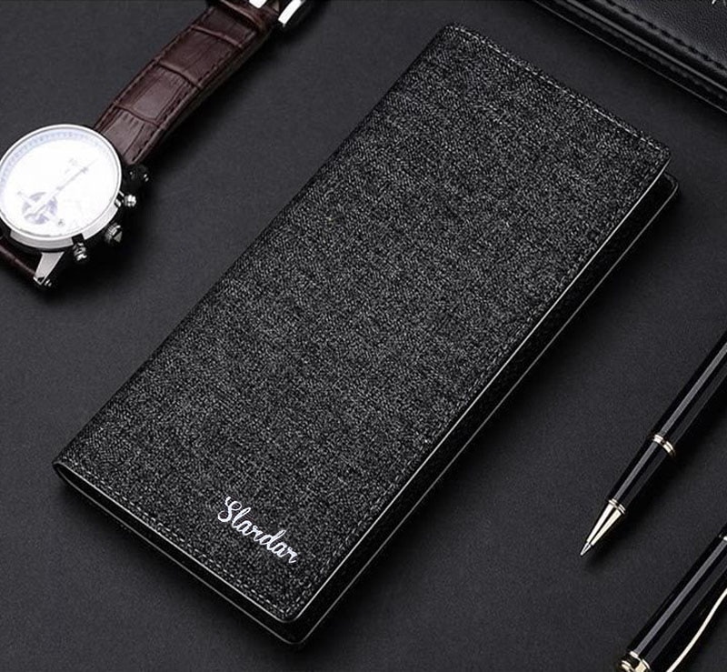 walet men forever young Thin purse long walet for man billeteras para hombre short pocket mini vertical wallet men