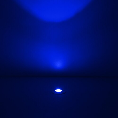 Verzonken 0.6 W LED Floor Light voor Tuin Buitenverlichting Waterdicht IP67 Ondergrondse Lamp F108: Blauw