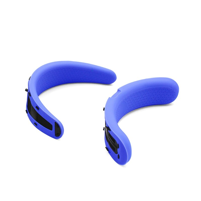 VR Front Foam &amp; Rear Foam Silicone Protective Covers for Oculus Rift S Headset Sweatproof Anti-Dirty Replacement Accessories: Blue  
