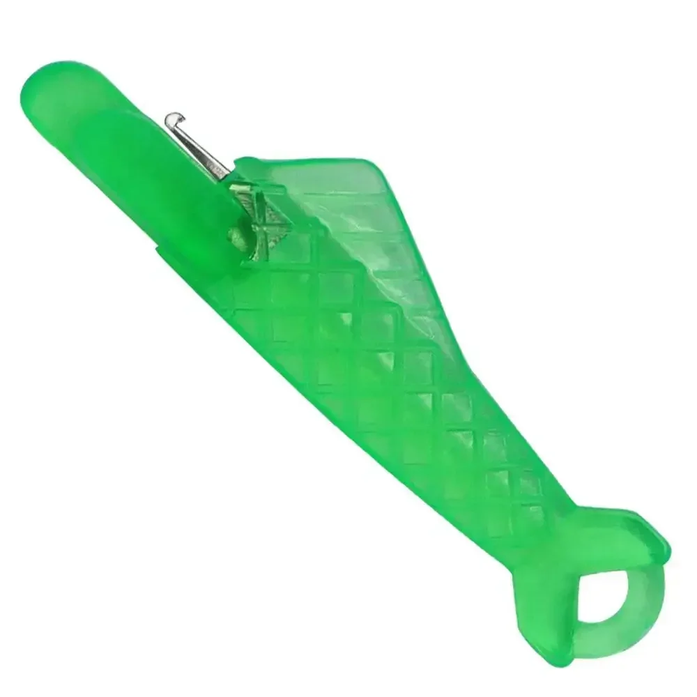 Mini Automatic Needle Threader With Hook Plastic Needle Sewing Machine Insertion Elderly Quick Changer Craft Accessories: XL / Light Grey