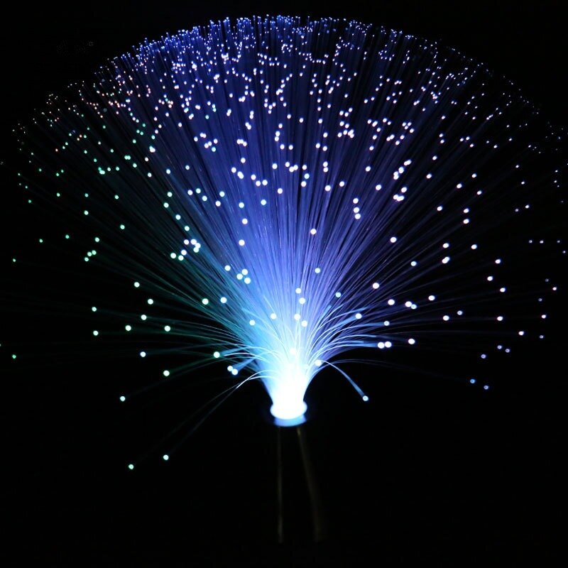 ledet fargeskiftende optisk fiber lampe stjernehimmel lampe stjerne lampe festlig dekorasjon lampe romantisk stjerne lys maleri rekvisitter
