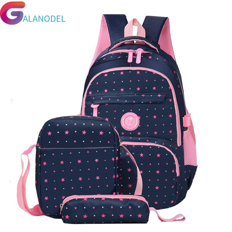 Rugzak waterdicht Kinderen Schooltassen Meisjes Kids Cartoon prinses school rugzak set Mochila Infantil Primaire schooltas