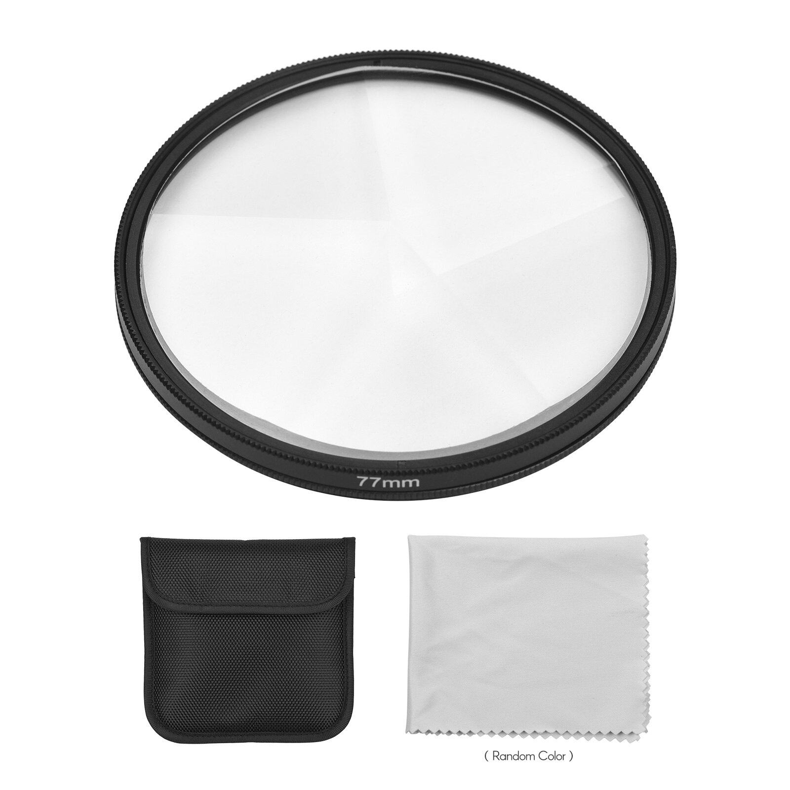 77mm Pentaprism caleidoscopio filtro per lenti filtro per lenti in vetro ottico accessorio fotografico professionale per fotocamera DSLR