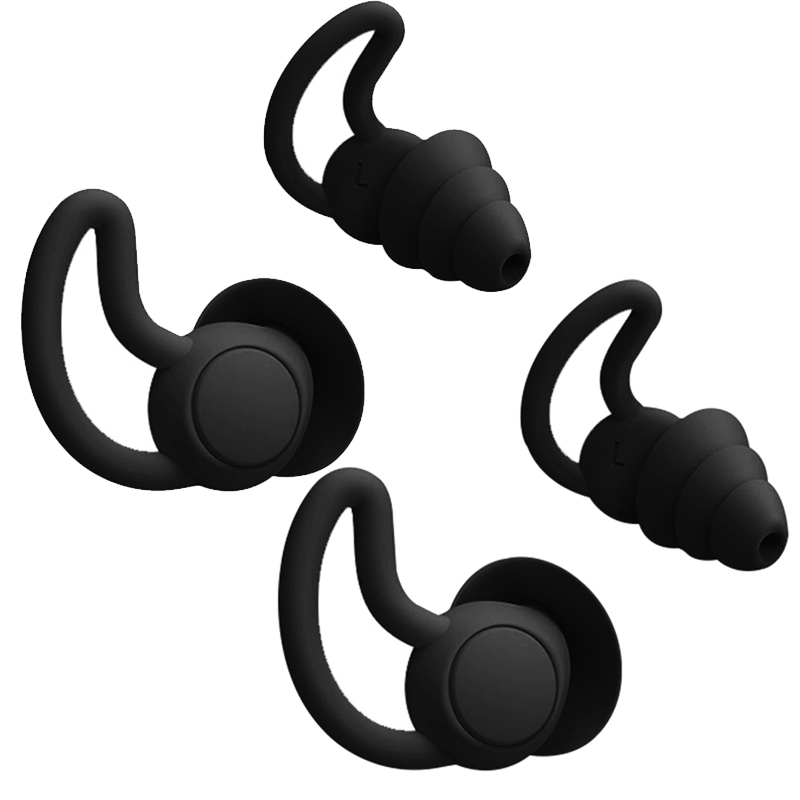 Silikon Schlafen Ohr Stecker Schallschutz Ohr Schutz Anti-Lärm Stecker Reisen Sanft Lärm Reduktion Schwimmen Ohrstöpsel: Rosa