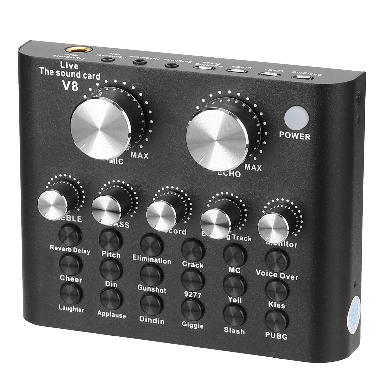 Audio USB Headset Microphone Webcast Live Sound Card Electric Sound Broadcast for Phone Computer PC