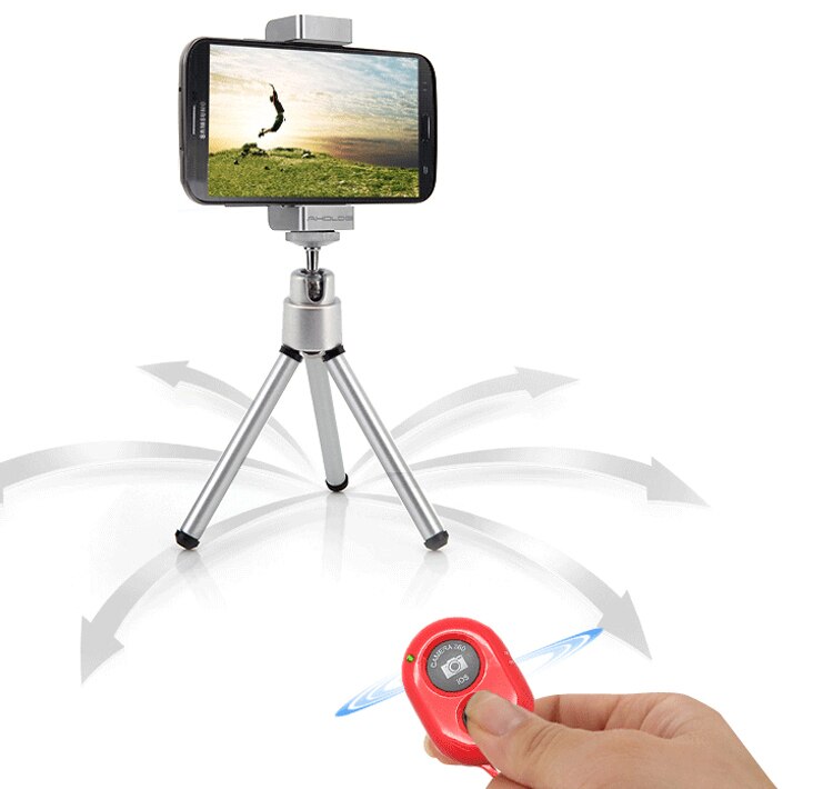 1pcs Remote Control Button Wireless Bluetooth Selfie Stick Shutter Self-Timer Camera for iPhone Android Phone