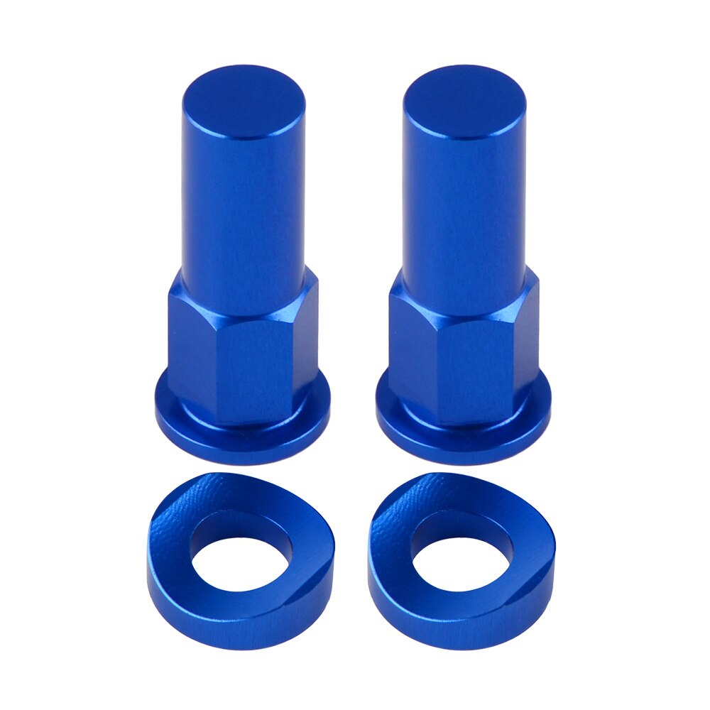 Schmutz Grube Fahrrad 8x 1,25mm Reifen Luft Klemme Schraube Felge sperren murmeln Abstandshalter Ventil Stengel Deckel für Honda Yamaha suzuki Kawasaki KTM SX F EXC F: Blau