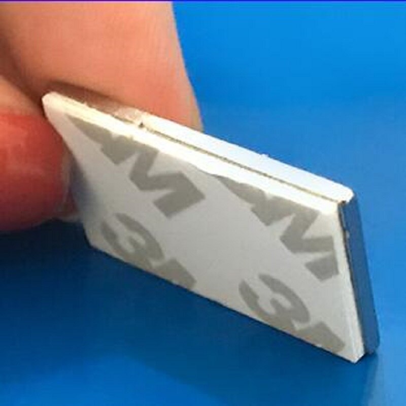 N35 neodym magnet med 3m lim små blok super stærk permanent magnetisk klæbende tape bar mini køleskab magnet