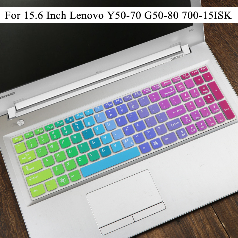 Suitable for Lenovo Y50-70 Notebook Full Coverage Keyboard Membrane G50-80 Y700-15ISK 15.6Inch Notebook Silicone Protective Film