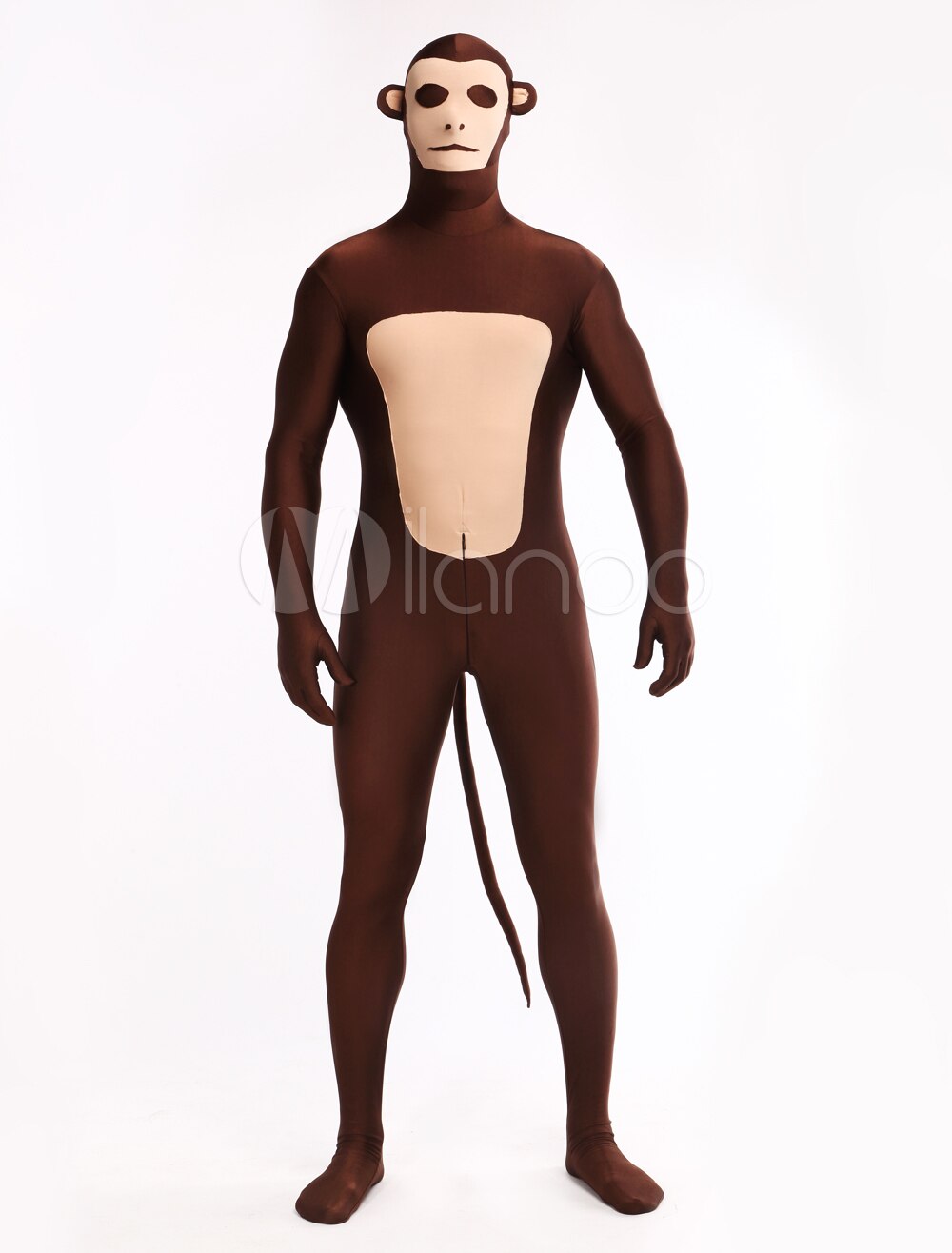 Halloween carnaval fête unisexe singe modèle complet corps Animal Zentai costume
